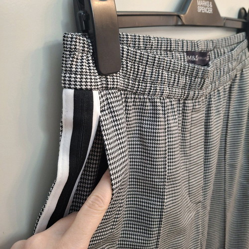 Marks & Spencer pants straight fit like new, black and white