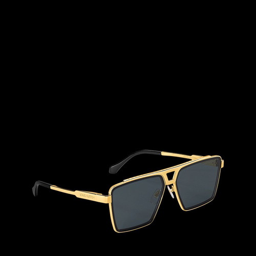 Louis Vuitton Evidence Gold Metal Sunglasses new