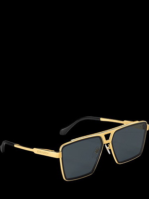 Louis Vuitton Evidence Gold Metal Sunglasses new