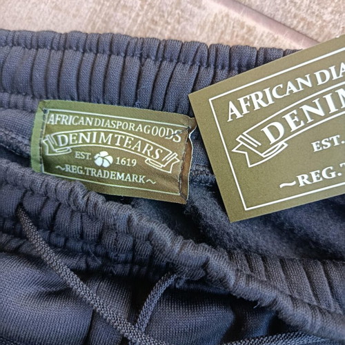 Denim Tears black hoodie set, size small