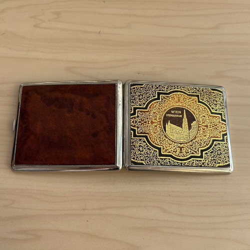 Vintage Austrian cigarette case 1970-1980