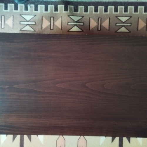 Wooden office set like new, handmade beech construction