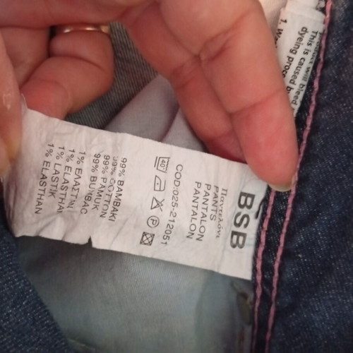 BSB Jean Bermuda shorts used, size 28 M, blue