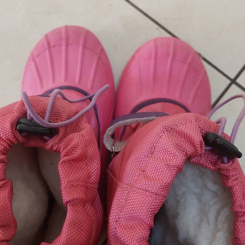 Mc Kinley snow boots used, size 35/36, pink and purple