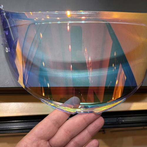 Iridescent visor for MT helmets new