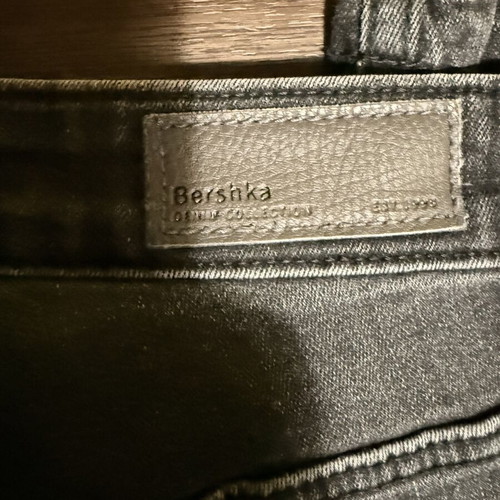 Bershka Denim Grey Skinny Jeans, size EU 38