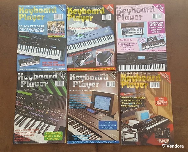  periodika "KEYBOARD PLAYER" (UK edition) 6 tefchi