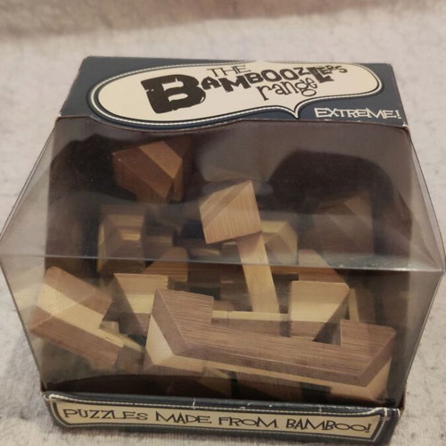 Wooden Puzzle Set like new with various difficulty levels