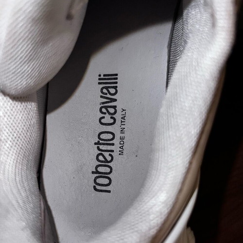 Roberto Cavalli athletic shoes like new, white and beige size 37