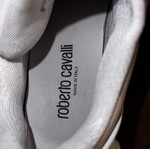 Roberto Cavalli athletic shoes like new, white and beige size 37