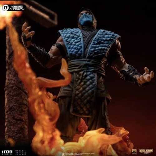 Iron Studios Mortal Kombat Scorpion Fatality Deluxe Art Statue Scale 1/10 new
