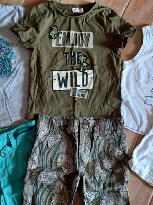 Orchestra summer clothes set for 3-year-old boy like new, multicolor