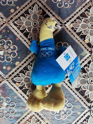 Phoebus Plush Mascot Athens 2004 Olympic Games new with authenticity tag