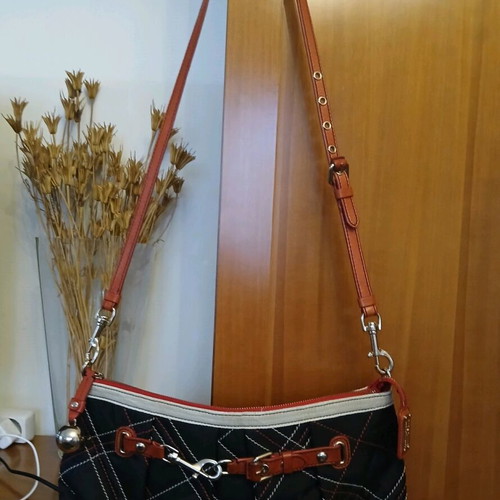 Moschino Chep and Chic bag used, fabric and genuine leather
