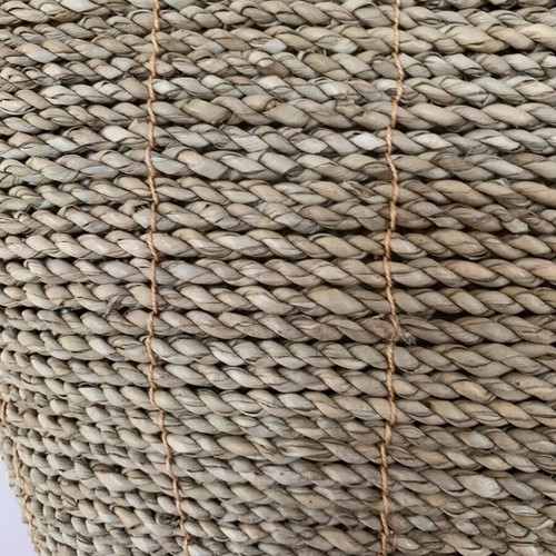 Handbag new summer woven rope and rattan with coconut button