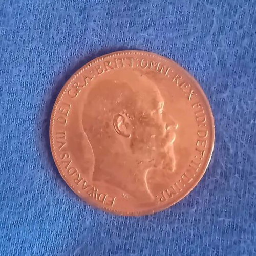 One Penny 1909 coin of Great Britain, like new