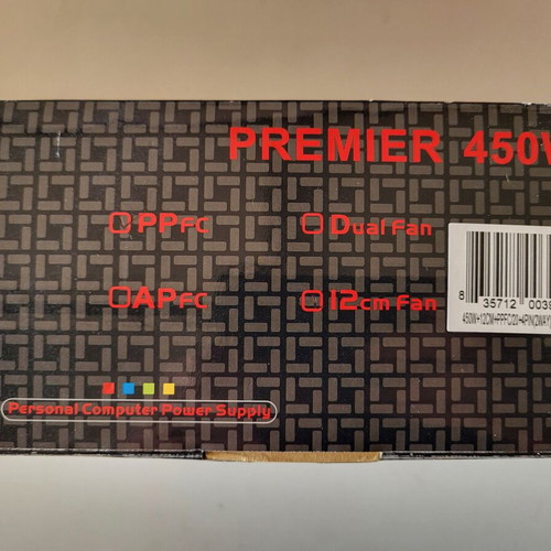 Premier 450W power supply new in box