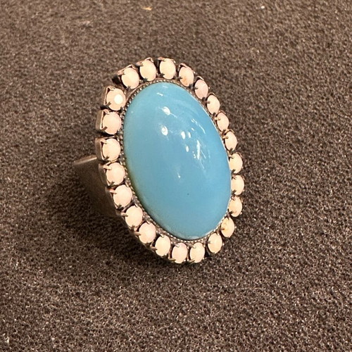 Various old jewelry used, set with Cat's Eyes and Swarovski stones