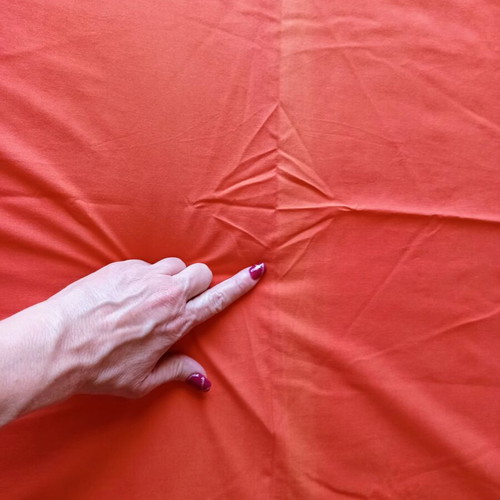 Cotton bed sheets set used, pack of 2, orange shades