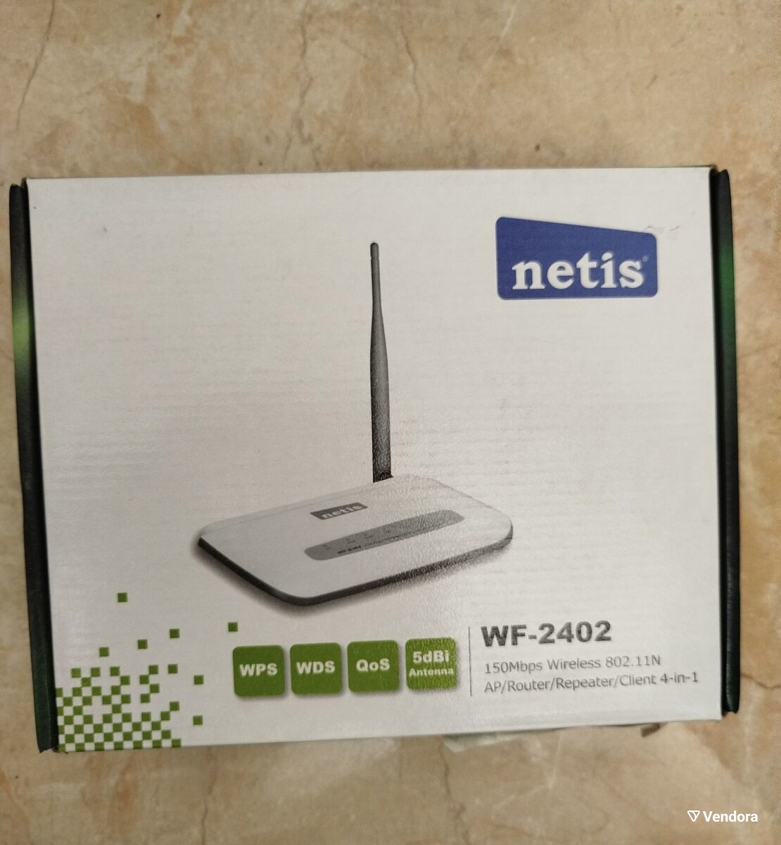Netis Wf Netis WF-2402 Router (150Mbps Wi-Fi) new,… - € 7,00 - Vendora.cy