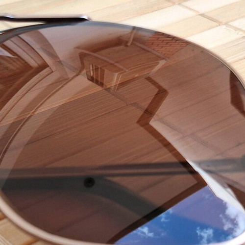 Yves Chantal Square Aviator Sunglasses with Zeiss Organic Lenses