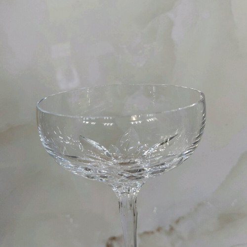 Crystal Ice Cream Glasses set of 6 like new