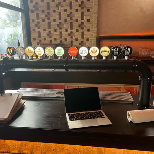 Beer Keg Cooling Chamber used with 12-Tap Dispensing System