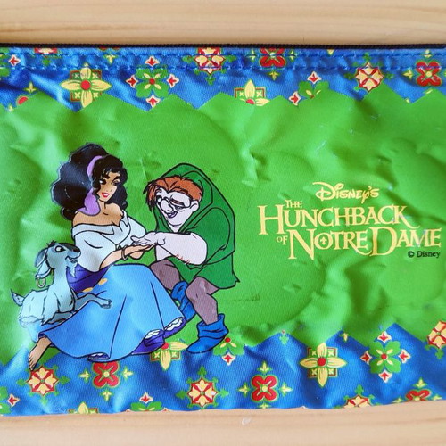 Disney's Hunchback of Notre Dame Vintage Pencil Case used