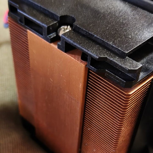 Delta blower fan with copper heatsink BFB1012H like new