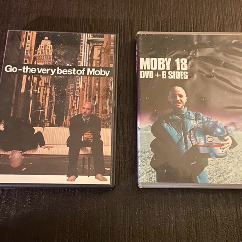 Moby DVD pack like new, 2 pieces