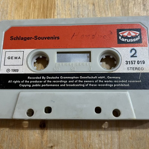 Schlager-Souvenirs Karussell 1969 German collectible cassette tape