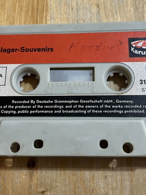 Κασέτα ήχου Schlager-Souvenirs Karussell 1969, γερμανική, συλλεκτική