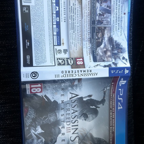 Assassin's Creed Remastered PS4 game