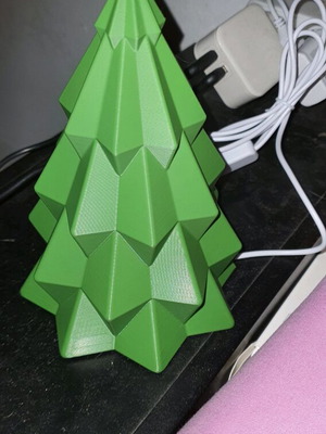 Christmas tree 3D print with LED, ABS, USB 5V new