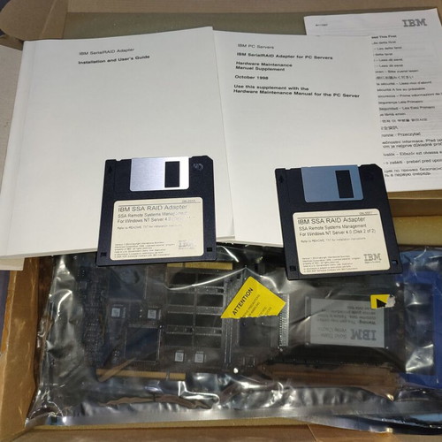 IBM 7133 D40 Storage Enclosure with 16 x IBM SSA 18.2GB and SSA Controller used
