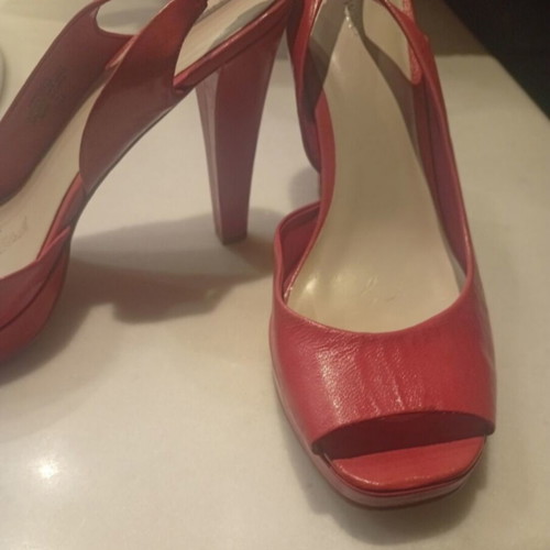 Nine West platform sandals size 40, pink