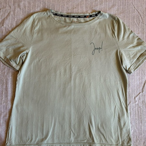 Joop! Sage Green Boxy Fit T-Shirt Size M Slightly Cropped