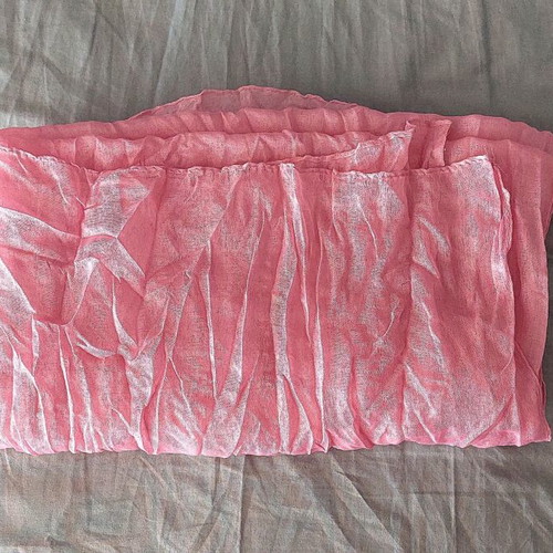 Pink scarf pareo wrap