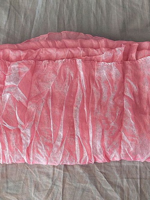 Pink scarf pareo wrap
