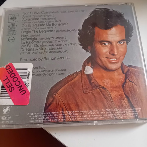Julio Iglesias CD like new