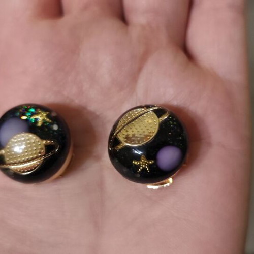 3D Button Covers new, purple and blue