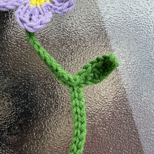 Handmade crochet flower bookmark new