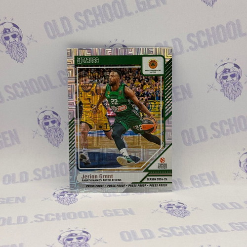 Panini Donruss Euroleague 2024-2025 Press Proof Jerian Grant Panathinaikos like new