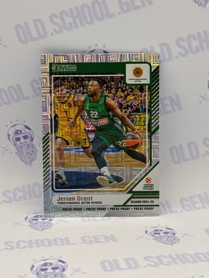 Panini Donruss Euroleague 2024-2025 Press Proof Jerian Grant Panathinaikos like new