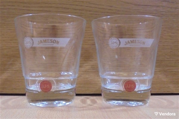  Jameson Irish whiskey diafimistiko set 2 potirion