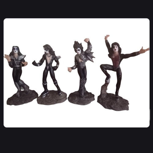 KISS band decorative figurines, set of 4