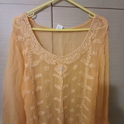 Orange caftan like new for the beach size M