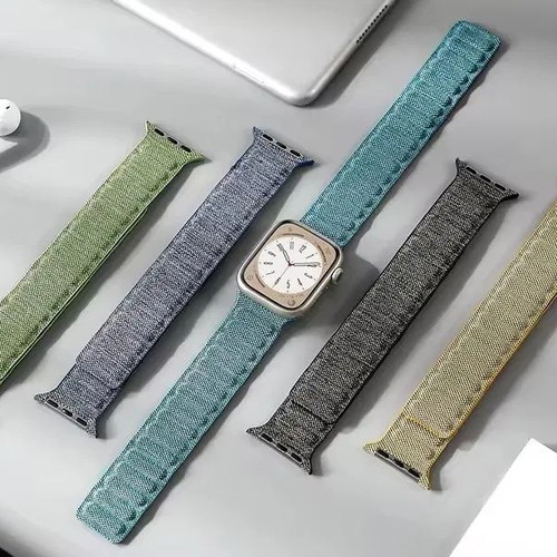 Denim Band with Magnetic Closure for Apple Watch New