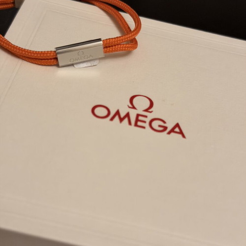 Omega Sailing Bracelet Orange, full set with box