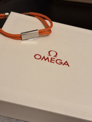 Omega Sailing Bracelet Orange, full set with box